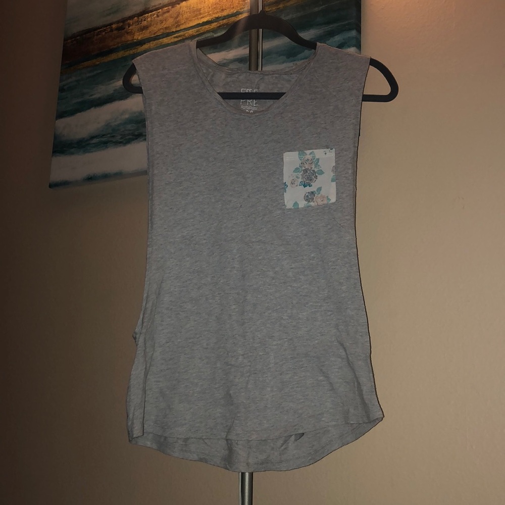Shirt style tank top